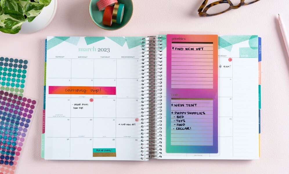 Customize your Monthly Planner